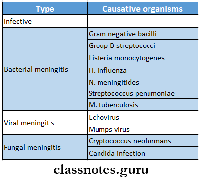 Diseases Of The Nervous System Four Causes Of Meningitis