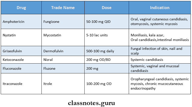 Oral Medicine Drugs Antifungal drugs