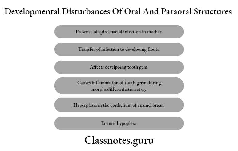Developmental Disturbances Of Oral And Paraoral Structures