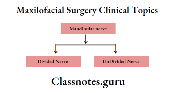 Maxilofacial Surgery Clinical Topics Mandibular nerve