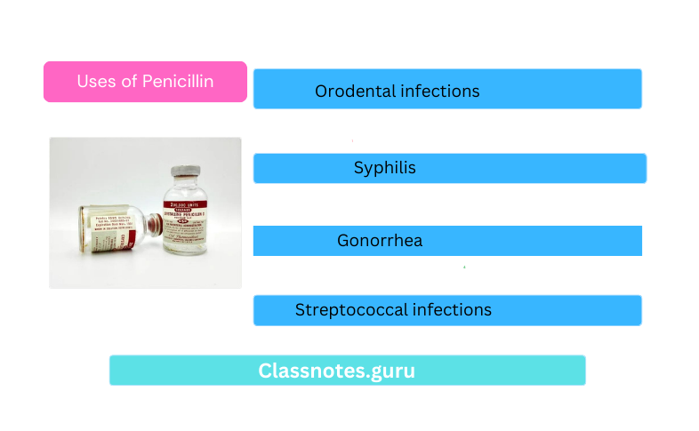 Uses of pencilin