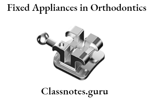 Orthodontics Fixed Appliances Edgewise Type Of Bracket