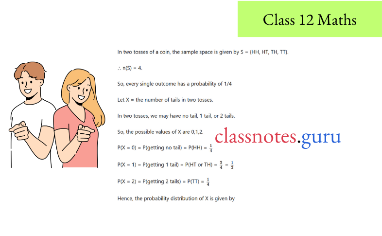 WBCHSE Solutions For Class 12 Maths Probability Distribution