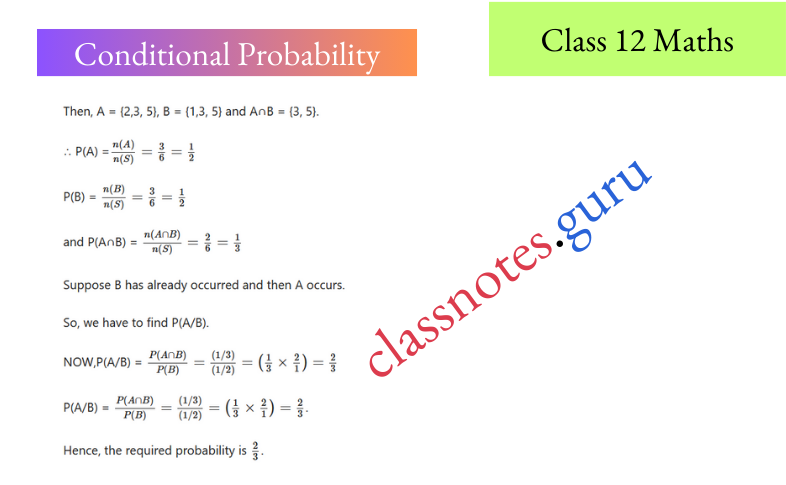 WBCHSE Solutions For Class 12 Maths Probability