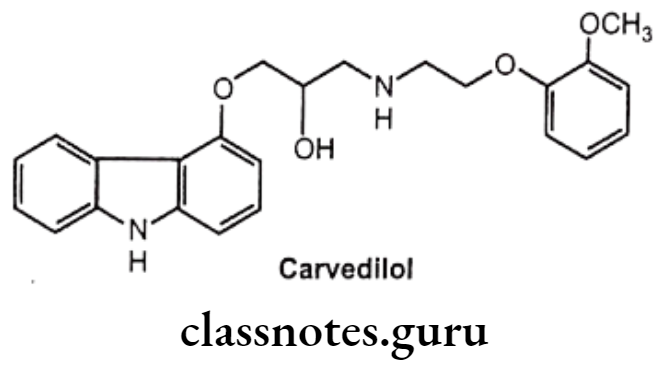 Medical Chemistry Drugs Acting On Autonomic Nervous System Carvedilol