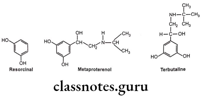 Medical Chemistry Drugs Acting On Autonomic Nervous System Metaproterenol