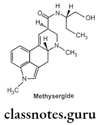 Medical Chemistry Drugs Acting On Autonomic Nervous System Methysergide