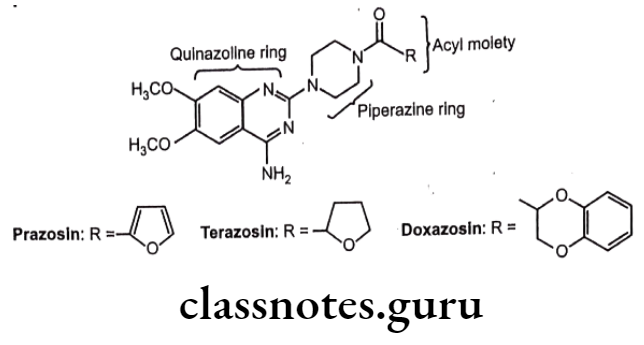 Medical Chemistry Drugs Acting On Autonomic Nervous System Prazosin