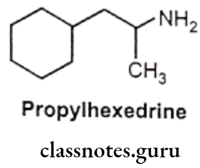 Medical Chemistry Drugs Acting On Autonomic Nervous System Propylhexedrine