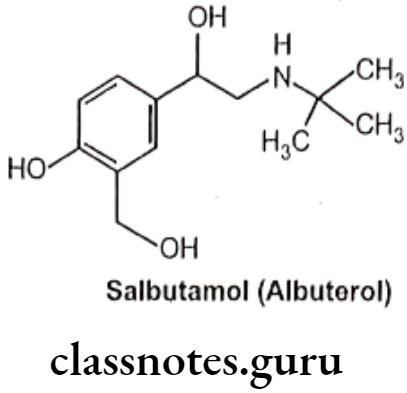 Medical Chemistry Drugs Acting On Autonomic Nervous System Salbutamol