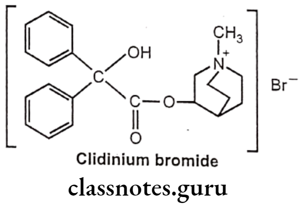 Medicinal Chemistry Drugs Acting On Autonomic Nervous System 2 Clidinium Bromide