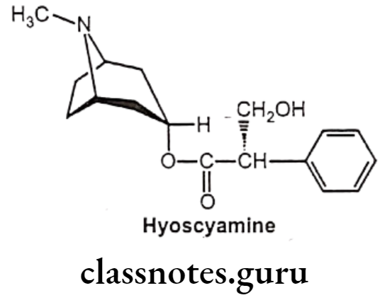 Medicinal Chemistry Drugs Acting On Autonomic Nervous System 2 Hyoscyamine Sulphate