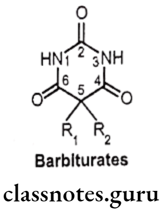 Medicinal Chemistry Drugs Action On Central Nervous System Activity Relationship of Barbiturates