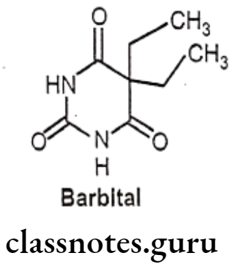Medicinal Chemistry Drugs Action On Central Nervous System Barbital