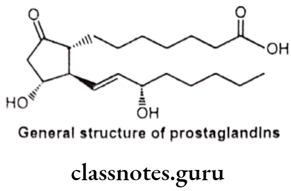 Medicinal Chemistry Drugs Action On Central Nervous System Prostaglandind