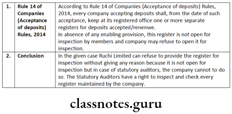 Company Law Debt Capital Rule 14 of Companies