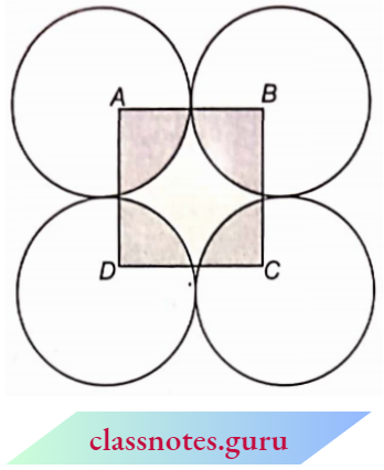 Area Related To Circles Areas Of Four Quadrants