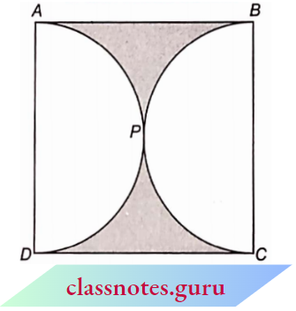 Area Related To Circles Areas Of Two Semicircles