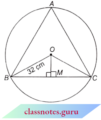 Area Related To Circles Equilateral Triangle