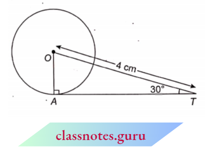 Circle A Tangent To The Circle With The Centre