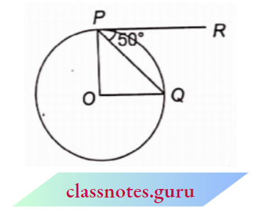 Circle The Chord And The Tangent Are Drawn From A Point