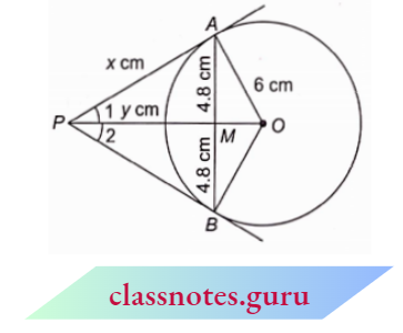 Circle The Length Of A PA With A Centre O
