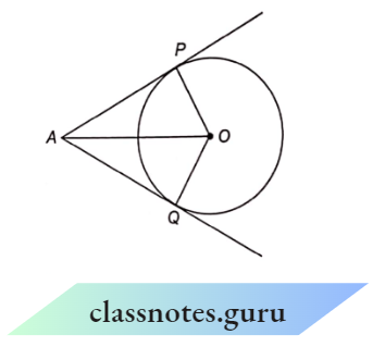 Circles A Circle With Centre O And A Point A