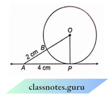 Circles Radius Through Point Of Contact Is Perpendicular To The Tangent