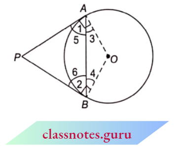 Circles The Tangent Drawn At The End Points Of A Chord Of A Circle