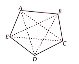 Draw a rough sketch of a pentagon