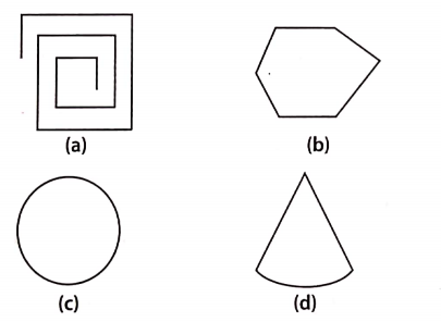 Examine whether the following are polygons