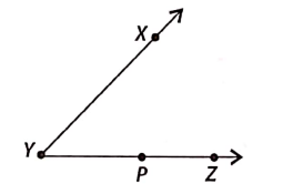 In the given figure, ∠XYZ cannot be written as