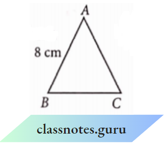 Mensuration The perimeter of a triangle