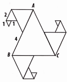 Mensuration The triangles are equilateral