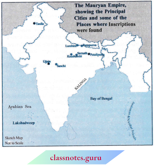 NCERT Solutions For Class 6 History Chapter 7 From-A-Kingdom-To-An-Empire-Mauryan-Empire-The-Principle-Cities-And-Some-Of-The-Places