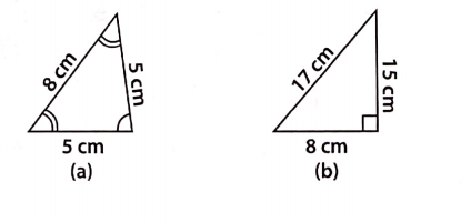 Name each of the following triangles