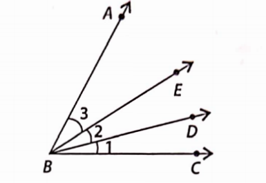 Name the following angles of given figure