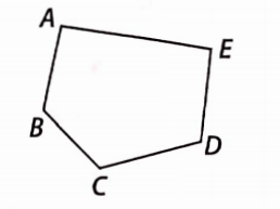 Name the line segments shown in given figure