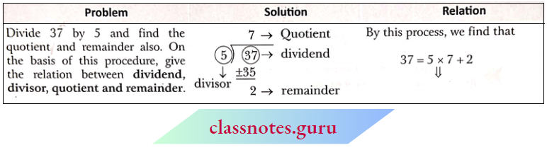 Real Numbers Euclids Division Lemma