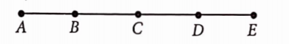 The adjacent figure shows the line segment