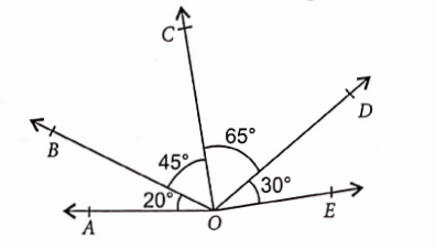 Thus, there are total 4 obtuse angles formed