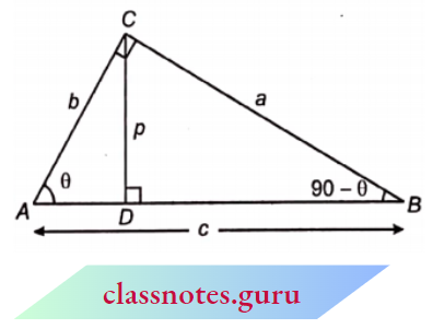 Triangle ABC Is A Right Triangle Alternative Proof Using Trigonometry