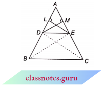 Triangle Basic Proportionality Theorem Or Thales Theorem