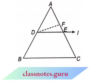 Triangle Converse Of Basic Proportionality Theorem