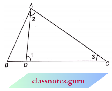 Triangle D Is A Point On The Side BC Of A Triangle ABC