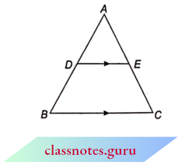 Triangle From Basic Proportionality Theorem