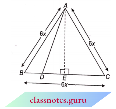 Triangle In An Equilateral Triangle ABC, D Is A Point On Side BC