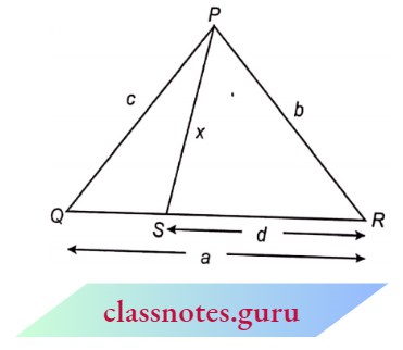 Triangle In The Adjoining The Measure Of X