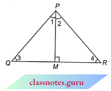 Triangle PQR Is A Triangle Right Angled At P And M Is A Point On QR