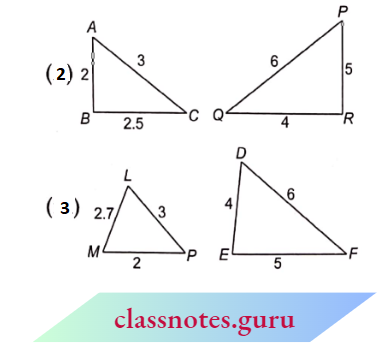 Triangle The Pairs Of Similar Triangles In The Symbolic Form